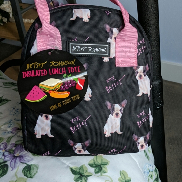 french bulldog insulated lunch bag